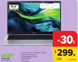 Hyper Carrefour Acer AL15-32P aanbieding
