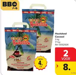 Hyper Carrefour Houtskool Cocosol aanbieding