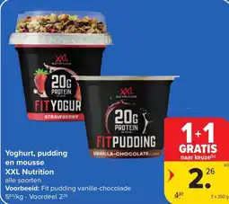 Hyper Carrefour Yoghurt, pudding en mousse aanbieding
