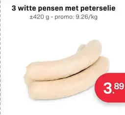 Buurtslagers Witte Pensen Met Peterselie aanbieding