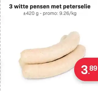 Witte Pensen Met Peterselie