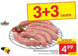 Intermarché Boerenworsten Puur Varkensvlees aanbieding