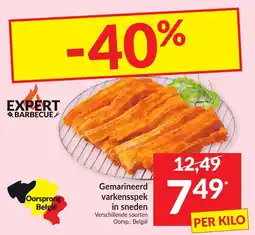 Intermarché Gemarineerd Varkensspek in Sneden aanbieding
