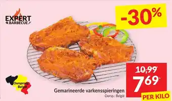 Intermarché Gemarineerde Varkensspieringen aanbieding