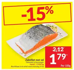 Intermarché Zalmfilet Met Vel aanbieding