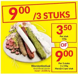 Intermarché Worstenfestival aanbieding