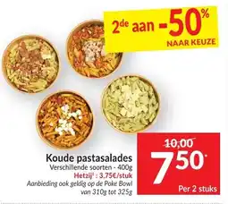 Intermarché Koude Pastasalades aanbieding