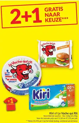 Intermarché Kiri of La Vache qui Rit aanbieding