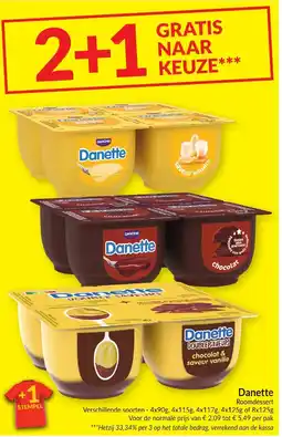 Intermarché Danette Roomdessert aanbieding