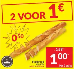 Intermarché Stokbrood aanbieding