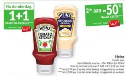 Intermarché Heinz Koude saus aanbieding