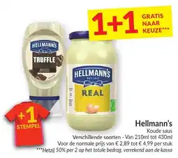 Intermarché Hellmann's Koude saus aanbieding