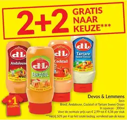 Intermarché Devos & Lemmens Saus aanbieding