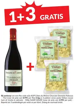 Intermarché Domaine de Rabusas, Voltan Ricotta Spinachi aanbieding