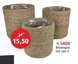 Weba SADE aanbieding