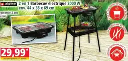 Norma 2 en 1 Barbecue électrique 2000 W aanbieding