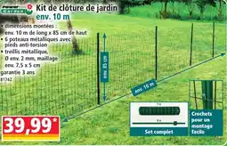 Norma Kit de clôture de jardin aanbieding