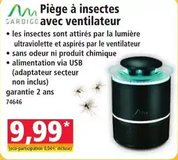 Norma Piège à insectes avec ventilateur aanbieding