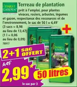 Norma Terreau de plantation aanbieding