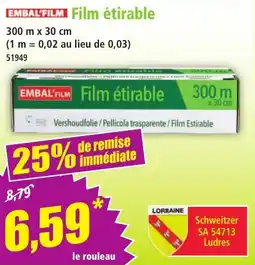 Norma Film étirable aanbieding