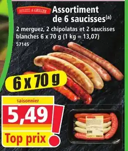Norma Assortiment de 6 saucisses aanbieding