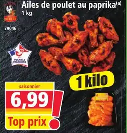 Norma Ailes de poulet au paprika aanbieding