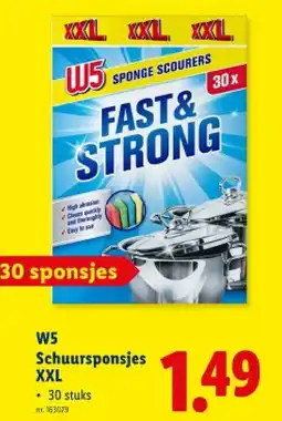Lidl Schuursponsjes XXL aanbieding