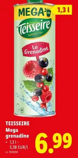 Lidl Mega grenadine aanbieding