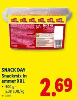 Lidl Snackmix in emmer XXL aanbieding