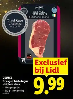 Lidl Dry aged Irish Angus striploin steak aanbieding