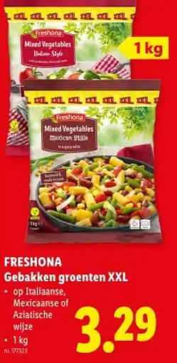 Lidl Gebakken groenten XXL aanbieding