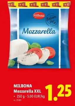 Lidl Mozzarella XXL aanbieding