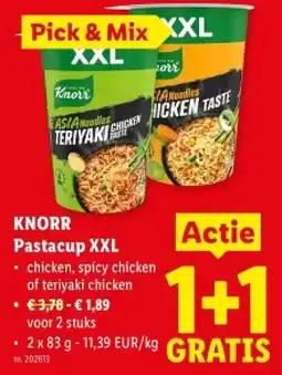 Lidl Pastacup XXL aanbieding