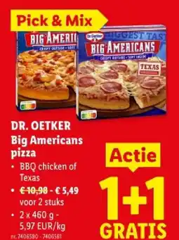 Lidl Big Americans pizza aanbieding