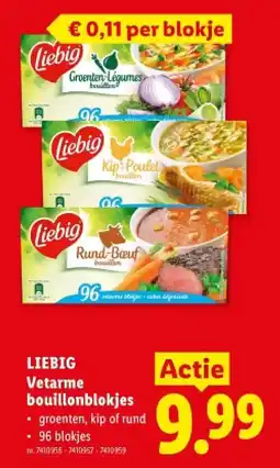 Lidl Vetarme bouillonblokjes aanbieding