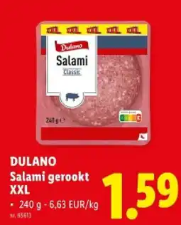 Lidl Salami gerookt XXL aanbieding