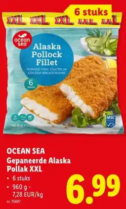 Lidl Gepaneerde Alaska Pollak XXL aanbieding