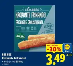 Lidl Krokante frikandel aanbieding