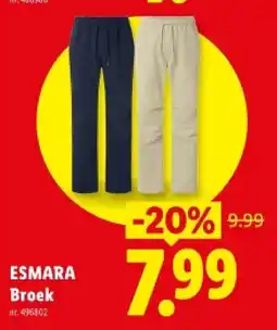 Lidl Broek aanbieding