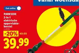 Lidl 2-in-1 elektrische oppervlakte- borstel aanbieding