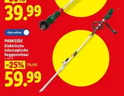 Lidl Elektrische telescopische heggenschaar aanbieding