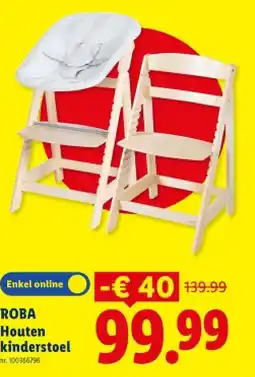 Lidl Houten kinderstoel aanbieding