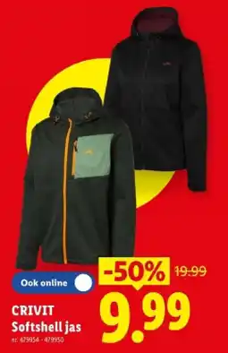Lidl Softshell jas aanbieding