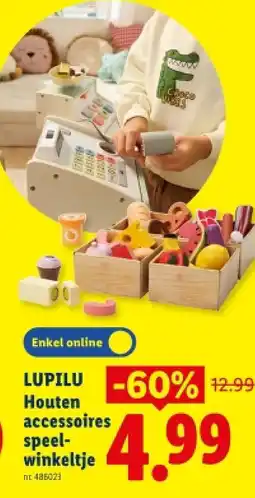 Lidl Houten accessoires speel- winkeltje aanbieding
