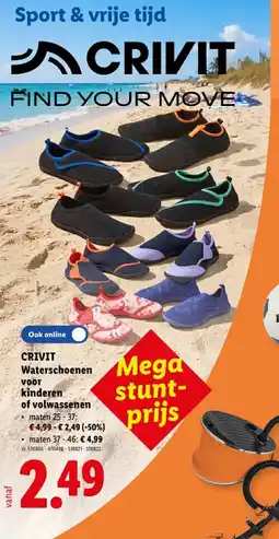 Lidl Waterschoenen voor kinderen of volwassenen aanbieding