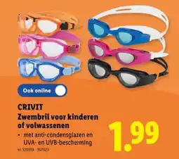 Lidl Zwembril voor kinderen of volwassenen aanbieding