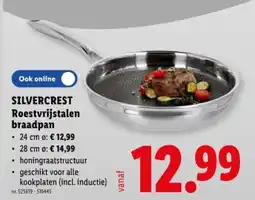 Lidl Roestvrijstalen braadpan aanbieding