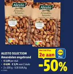 Lidl Amandelen ongebrand aanbieding