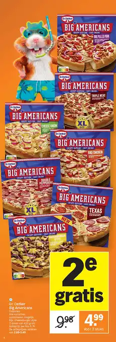 Albert Heijn Dr. Oetker Big Americans aanbieding