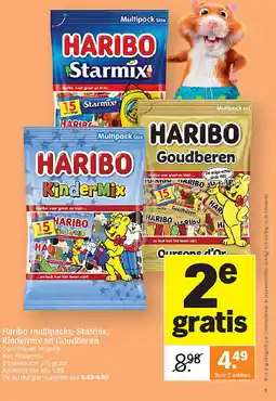 Albert Heijn Haribo multipacks: Starmix, Kindermix en Goudberen aanbieding